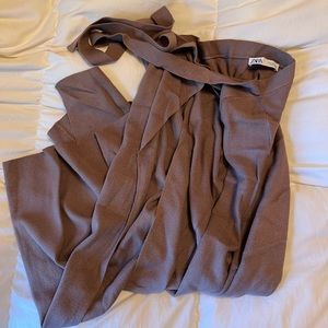 ZARA wrap maxi skirt